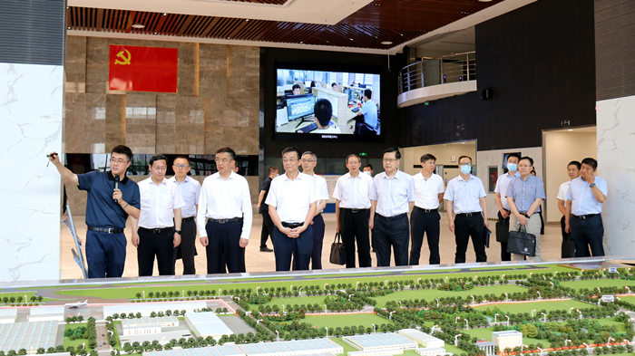 省委常委、副省长王健来集团调研沈阳航空动力产业园项目